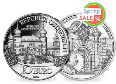 10-Euro-Silbermünze 2004 ''Schloss Artstetten''